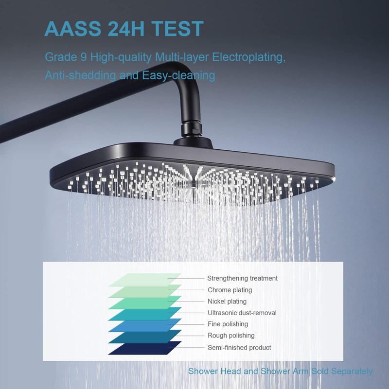 OFFO Shower Arm with Flange, 24 in Wall Mount Replacement