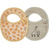 Sterntaler Bib Twin Pack Giraffe & Lion – skin-friendly &