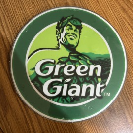 Jbl Kitchen Jolly Green Giant Cutting Board Tempered Glass 10” Trivet NOS Sealed