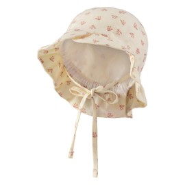 Sterntaler Girls' Children's Cotton Printed Hat with Flowers, natural, 51