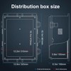Namunanee Outdoor Electrical Junction Box, ABS Water Resistant Enclosure with