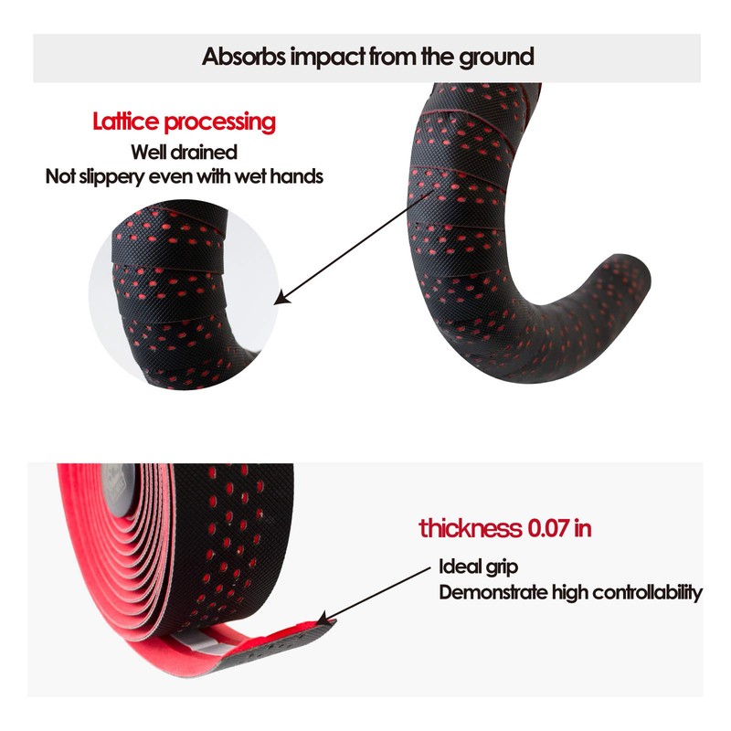 GORIX Road Bike Bar Tape (GX-063BD) Bicycle Non-slip Shock Absorption