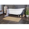 DE-COmmerce Non-Slip, Hygienic and Sustainable Bamboo Bath Mat, Bamboo Mat,