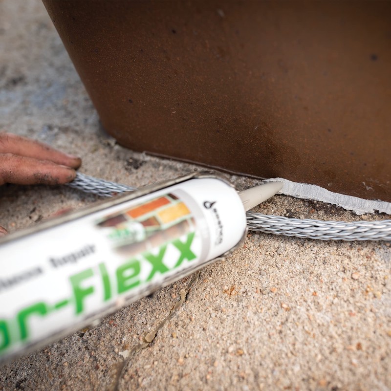 Mor-Flexx Textured Caulk, Ironstone 10.5 oz (Pack of 1)
