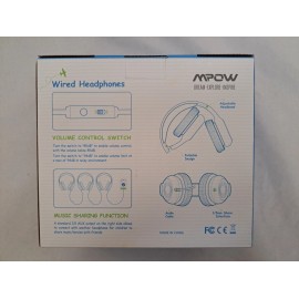 MPow - Wired Headphones (Pink) #BH297B