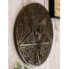 The Horned God & Goddess Elemental Celtic Knotwork Pentacle Wall