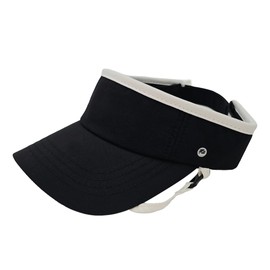 Fits Y’All Performance Nylon Visor: Adjustable, Lightweight, Durable, Quick-Dry, Water Repellent for Men, Women, and Unisex (US, Alpha, One Size, Black)