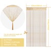 Set of 2 String Curtains, Glittering, No Fading, Blindfold, High