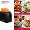 Holstein Housewares - 2-Slice Toaster with 6 Browning Control Settings,