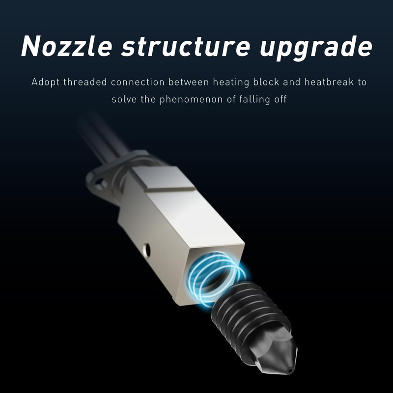 SeulQirw X1 Carbon Hotend Kit with 0.4mm Hardened Steel Nozzle
