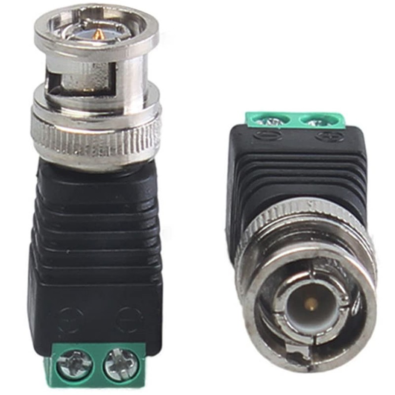 Greluma BNC Female Balun Plug and Camera Connection Adapter for