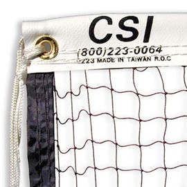 Cannon Sports Knotted Badminton Net with Nylon Rope Cable for Indoor Gymnasium Tournament - (21 FT)