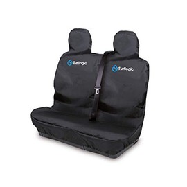 2020 Surflogic Waterproof Car/Van Seat Cover Double - Black - 59129