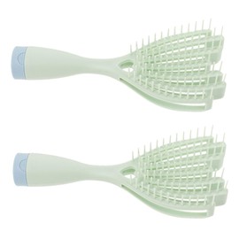 Ipetboom Hairbrush Set Curved Vented Brush for Wavy Hair Mini Hair Brush for Purse