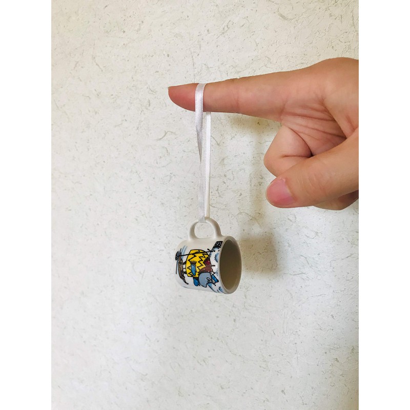 Iittala Arabia Moomin Snowhorse Minimugs x 4 Winter Christmas Tree