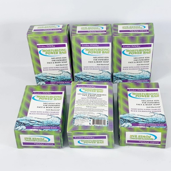 Everlast INNERgy Soap NEGATIVE ION Moisturizing Power Bar Tourmaline Face