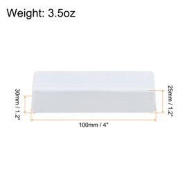 HARFINGTON Metal Buffing Polishing Compound Bars for Aluminum, Stainless Steel, Buffing Wheel, 3.5oz Each, White