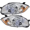 jpautowholesale For 2008-2012 Mitsubishi Eclipse Coupe Headlight Halogen Set Pair