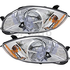 jpautowholesale For 2008-2012 Mitsubishi Eclipse Coupe Headlight Halogen Set Pair