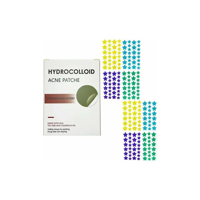 Parches Antiacné Acne Patche Hydrocolloid Para Rostro, Pack 600 Unidades