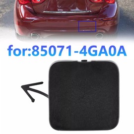 URSOGUDE Rear Bumper Tow Hook Eye Cover Cap Fit for Infiniti Q50 2014-2018 85071-4GA0A