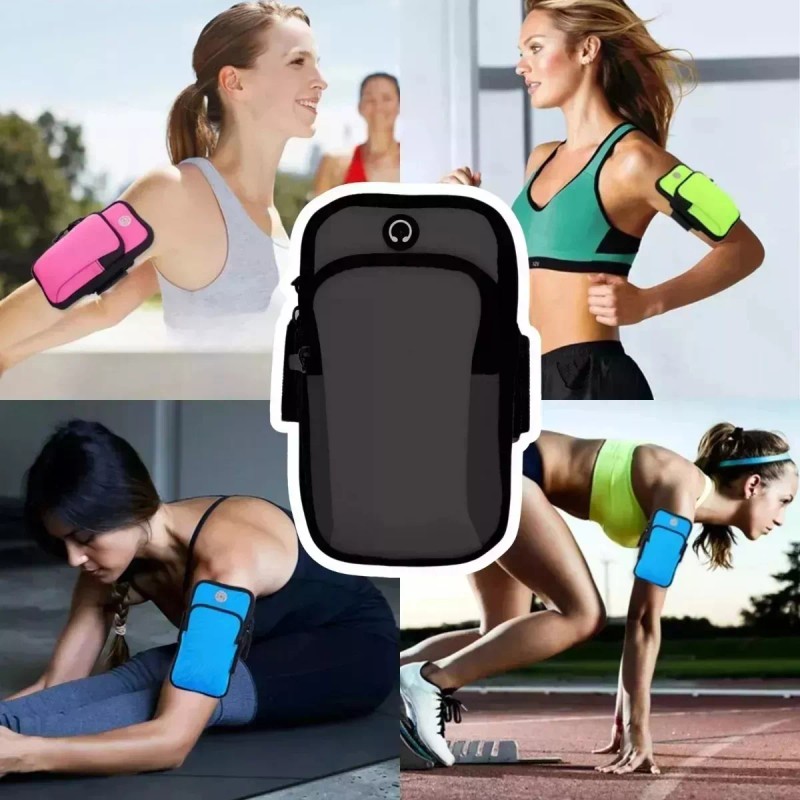 Mafab 3pz Bolsa Deportiva Banda Al Brazo P Celular Gym