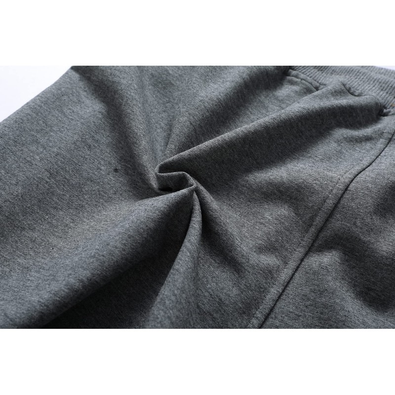 Tansozer Men's Sports Shorts with Zip, Black (black 01)