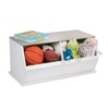 Badger Basket Two Bin Stackable Toy Storage Cubby Organizer -
