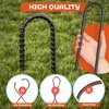 Happin® 12 Inch Heavy Duty Ground Anchors, Garden Stakes U
