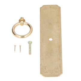 Cabinet Door Handle Chinese Furniture Antique Pattern Pure Copper Cabinet Doors Window Retro HandleLength 16cm