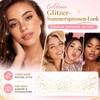 Glitter Freckles Tattoo Gold, Temporary Tattoos for Fake Freckles