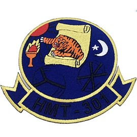 HMT-301 Squadron Patch - Plastic Backing