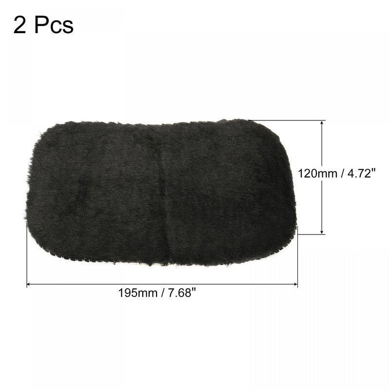 sourcing map Shoe Cleaning Gloves for Leather Boots Black Pack