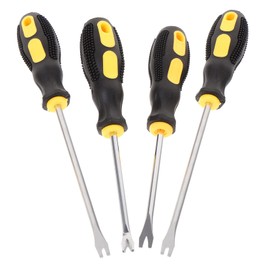SAFIGLE 4pcs Office Classic Removal Tool Tacker Removal with Double Prong Head Nail Removal Manual Nail Removal Tool Leverage Nail Remover Tool Staple Remover Tool Staple Puller