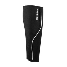 Rehband Neoprene Calf Support, 1 Piece, Shin Brace, Calf Compression Promotes Blood Circulation during Endurance Sports, Compression Sleeve for Running, Colour: Black, Size: M