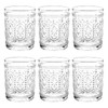Bekith 6 Pack Drinking Glasses, 9.5 oz Romantic Water Glasses