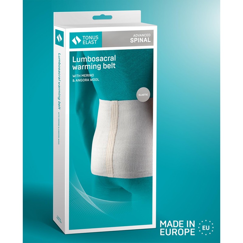 TONUS ELAST Thermal Back Warming Belt, Body Warmer, Wool Heating
