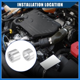 VekAuto Diesel Bypass Tube Kits for Ford 4R100 Transmission/Transmission Cooler Bypass Delete/Durable/Metal / 1 Set/Silver Tone Auto Accessories