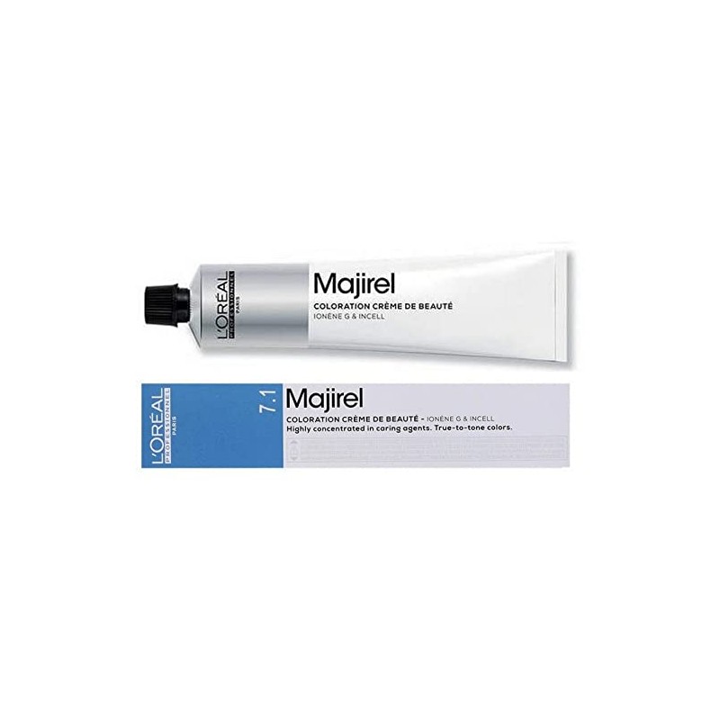 L'Oréal Majirel Hair Colour, 7.1, Medium Blonde, Ash, 50 ml