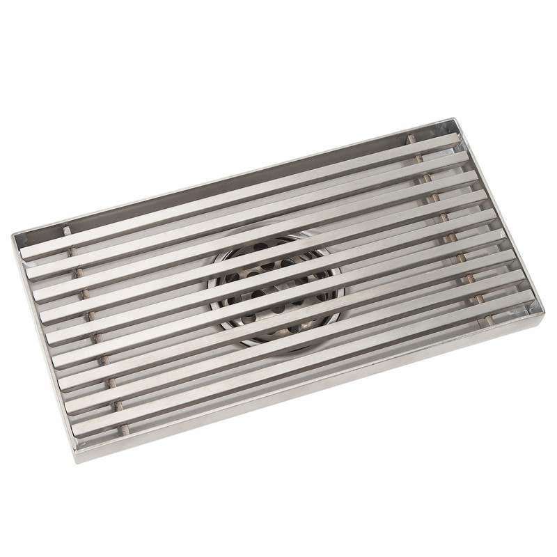 304 Stainless Steel Linear Shower Drain Thickened Lengthened 8 Inch