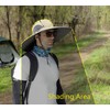Leotruny Men Wide Brim Sun Hats UPF50+ Waterproof Breathable Straw