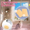 NewKe 6 Pack Cat Odor Eliminator for Meowant Self-Cleaning Cat