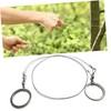 Gatuida Pocket Outdoor Survival Emergency Wire Saw Durable Stainless Steel