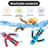 Bendable Robot Figures, Basket Stocking Stuffer Set of 4 Flexible