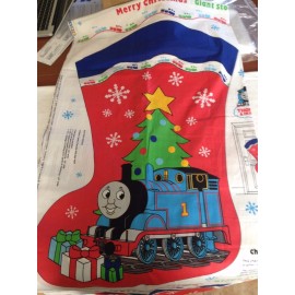 V.I.P by Cranston OOP 2006 VIP Cranston -Thomas & Friends -Giant Christmas Stocking Panel - Cotton