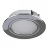 DLFP-CH-WW 12v Small LED Recessed Under Cabinet Downlight Chrome Warm