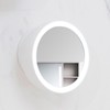 Automatic Foaming Soap Dispenser Rechargeable Infrared Induction Makeup Mirror Touchless