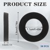 30 PCS Rubber Washers Seals Shower Hose Washers 1/2 Inch