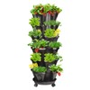 Tectsia Strawberry Vertical Planter, Stacking Garden Tower, 6 Tiered Stackable