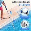 GADFISH Swimming Pool Pole, Telescopic Extendable Pool Pole,Universal Pole for